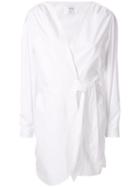Sir. Blair Wrap Mini Dress - White