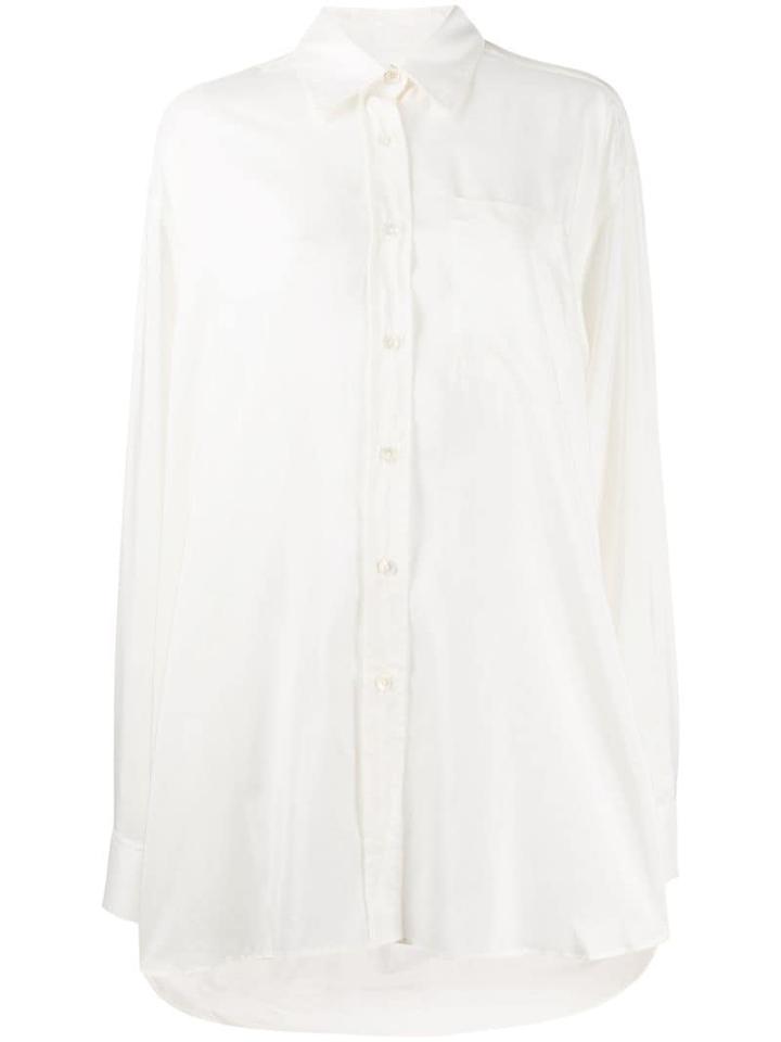 Ann Demeulemeester Oversized Shirt - Neutrals