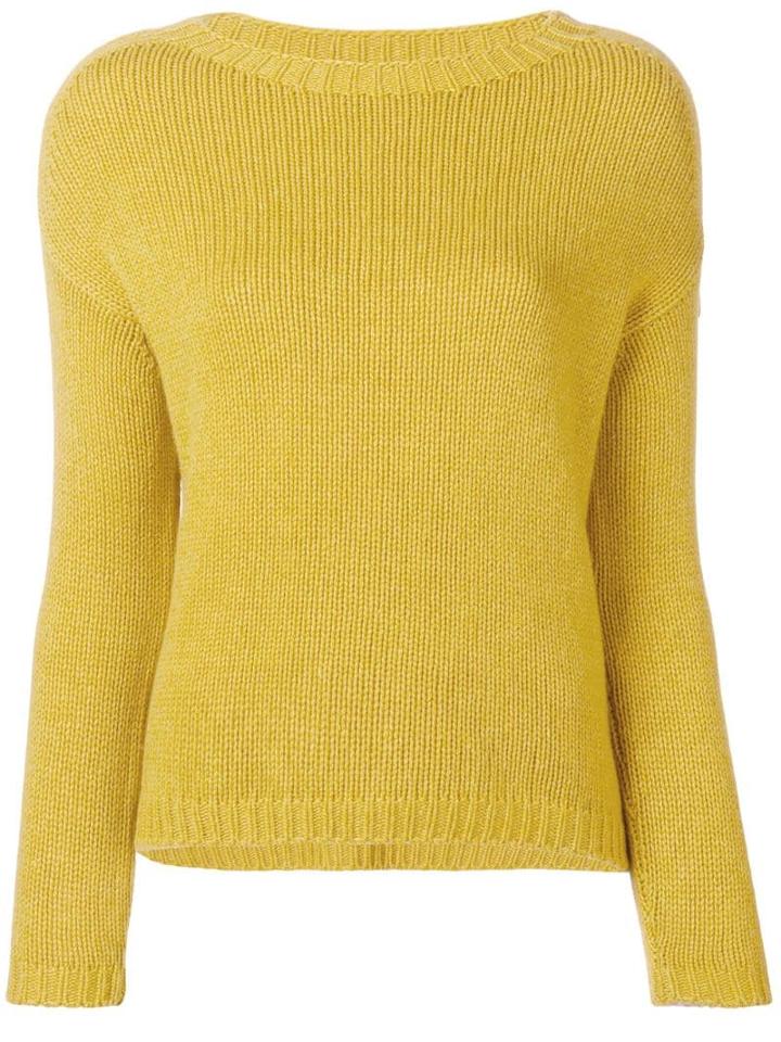 Aragona Round Neck Jumper - Yellow