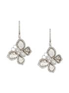 Saqqara Diamond Butterfly Earrings, Women's, Metallic