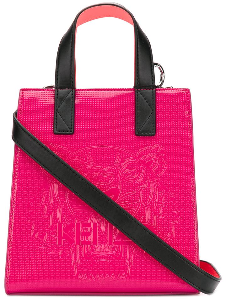 Kenzo Tiger Tote - Pink & Purple