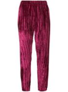 Forte Forte Pleated Cropped Trousers - Pink