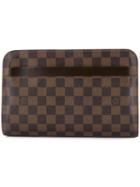 Louis Vuitton Pre-owned Saint Louis Zipped Clutch - Brown