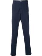 Kenzo Slim-fit Tailored Trousers - Blue