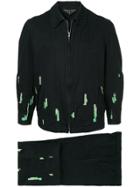 Comme Des Garçons Vintage Paint Spot Suit - Black