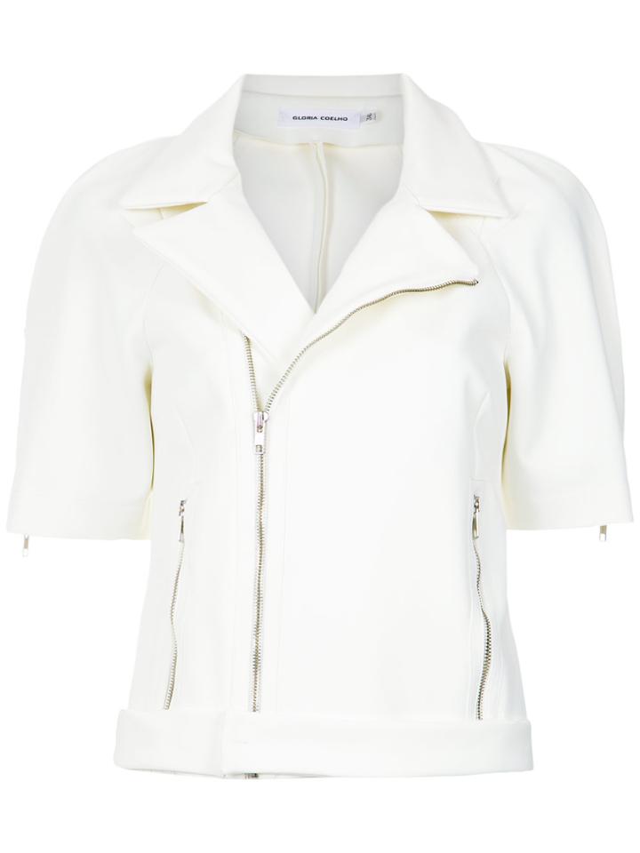 Gloria Coelho Double Tech Perfect Jacket - White