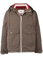 Bally Hooded Padded Jacket - Green