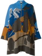 Stella Mccartney Hooded Cape Design Coat