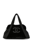 Chanel Pre-owned Logo Cc Tote - Black