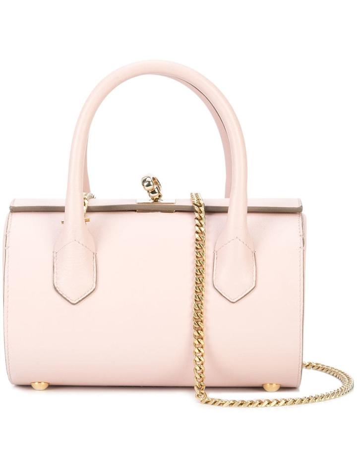 Oscar De La Renta Mini Barrel Crossbody Bag - Pink