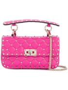 Valentino Valentino Garavani Rockstud Spike Shoulder Bag - Pink