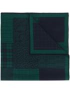 Fefè Patchwork Print Scarf - Green