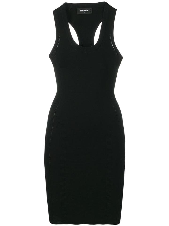 Dsquared2 Scoop Neck Dress - Black