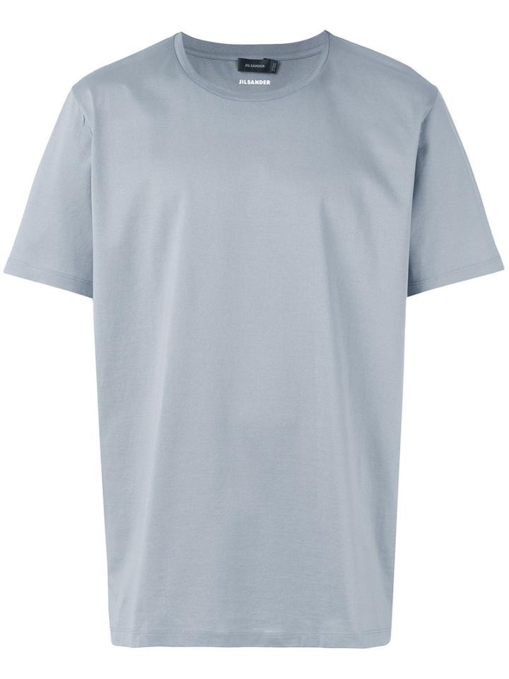 Classic T-shirt - Men - Cotton - L, Grey, Cotton, Jil Sander