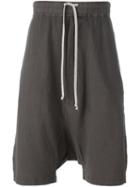 Rick Owens Drkshdw 'pods' Trousers, Men's, Size: Xs, Grey, Cotton