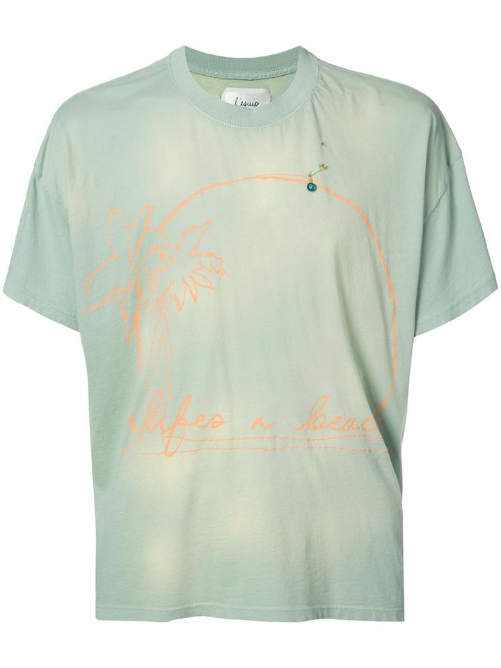 L'equip - Beach T-shirt - Men - Cotton - M, Green, Cotton