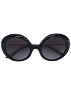 Christian Roth Eyewear Oversize Cat Eye Sunglasses - Black