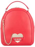 Love Moschino Chain-detail Backpack - Red