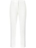 Etro - High-waisted Pants - Women - Spandex/elastane/acetate/viscose - 38, White, Spandex/elastane/acetate/viscose