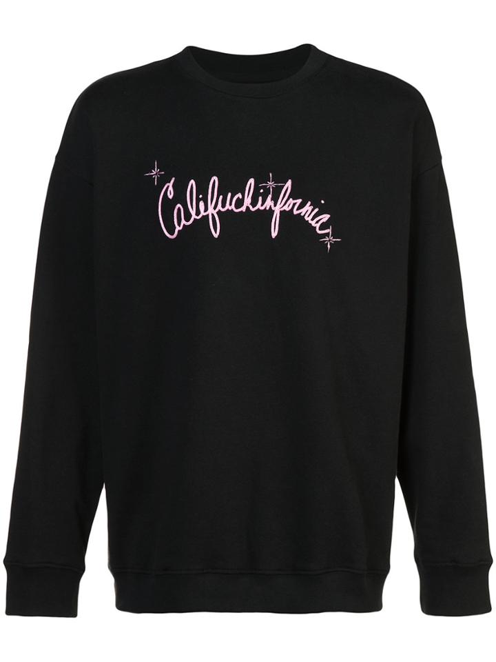 Adaptation Front Print Sweatshirt - Black