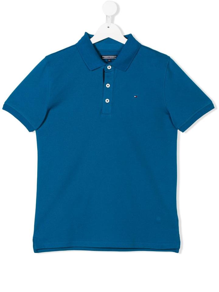 Tommy Hilfiger Junior Teen Short-sleeve Polo Shirt - Blue