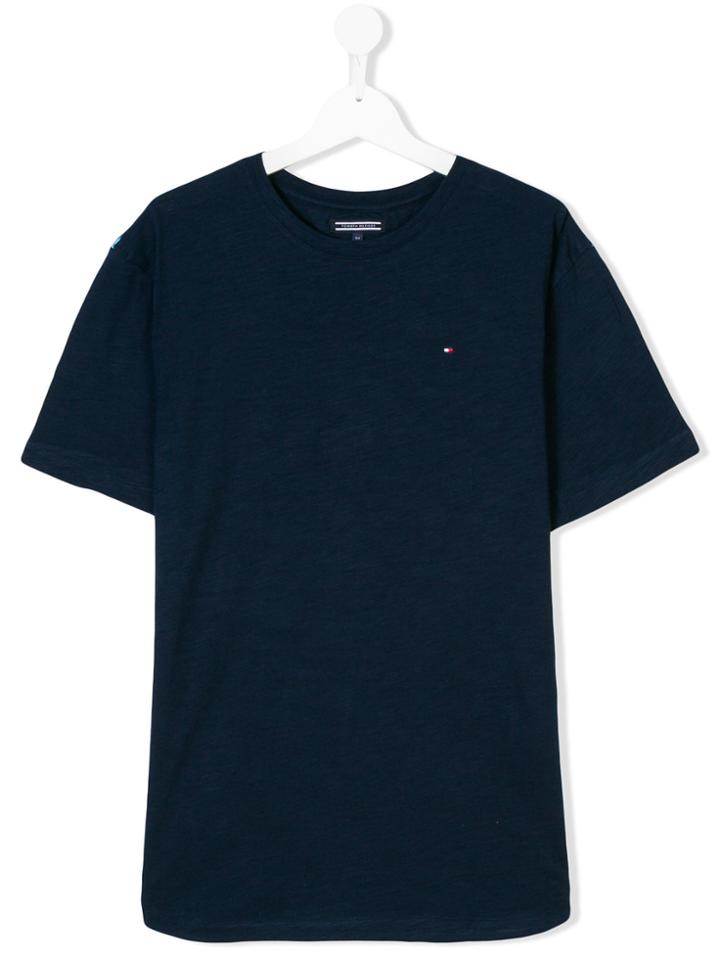 Tommy Hilfiger Junior American Flag Print T-shirt - Blue