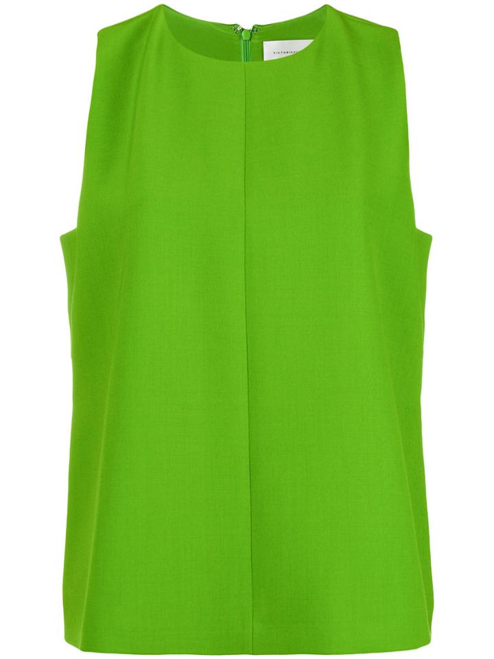 Victoria Victoria Beckham Sleeveless Blouse - Green