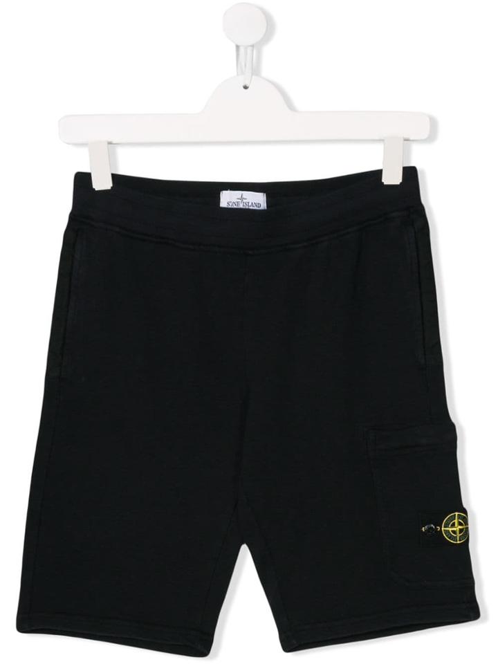 Stone Island Junior Teen Jersey Shorts - Blue