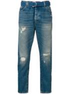 Off-white Slim Low Crotch Jeans - Blue