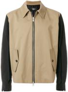Yang Li Contrast Sleeve Jacket - Brown