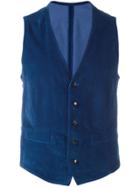 Lardini Buttoned Waistcoat - Blue