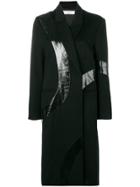 Victoria Beckham Appliquéd Coat - Black