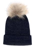 Yves Salomon 'pom Pom' Beanie, Women's, Grey, Cashmere/wool/racoon Fur