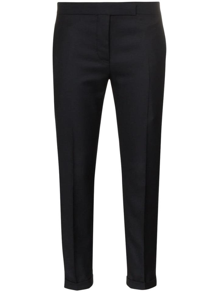 Thom Browne Straight Stripe Trousers - Blue