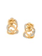 Susan Caplan Vintage Elizabeth Taylor Clip-on Earrings - Gold