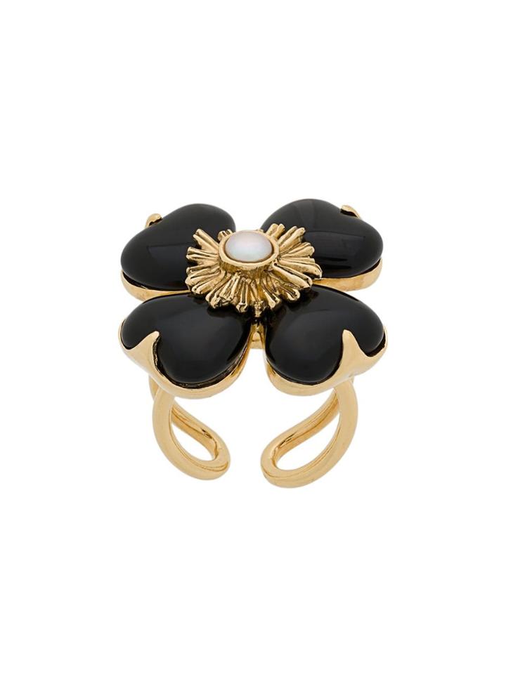 Goossens Trèfle Ring - Black