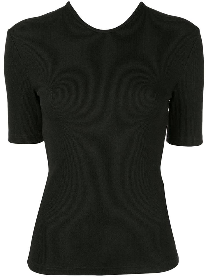 Christopher Esber Reversible Open Twist T-shirt - Black