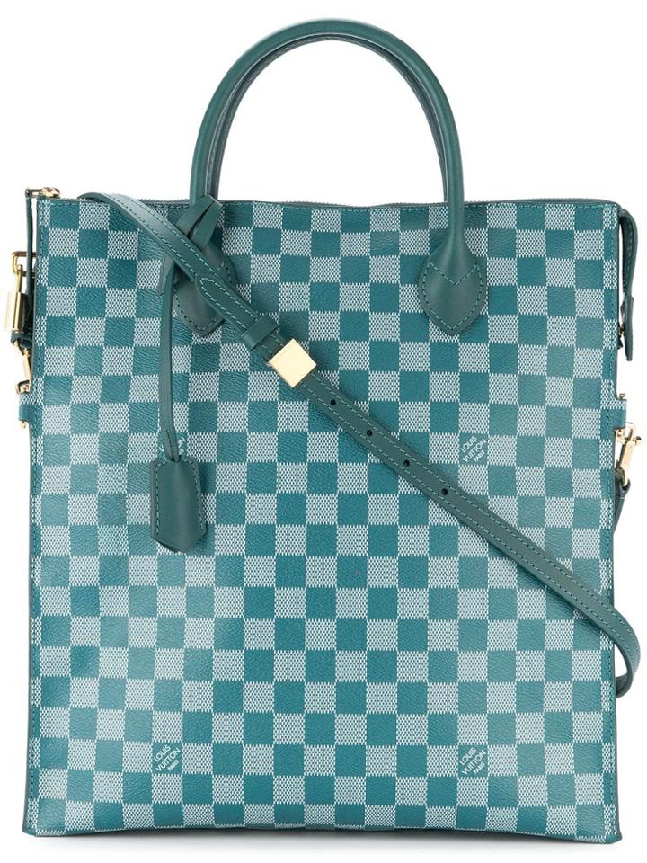 Louis Vuitton Vintage Mobil 2 Way Tote - Blue