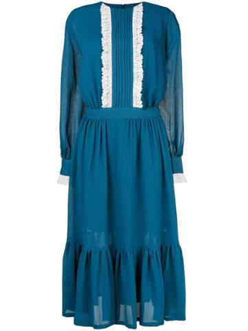 Neul Ruffled Dress - Blue