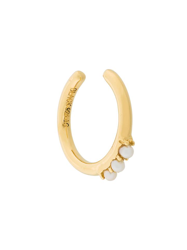 Maria Black Edison Pearl Earcuff - Metallic