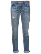 Rag & Bone Distressed Jeans, Women's, Size: 29, Blue, Cork/polyurethane