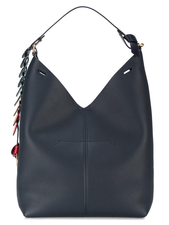 Anya Hindmarch - Large Blue Bucket Shoulder Bag - Women - Leather - One Size, Leather