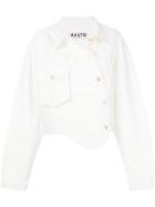 Aalto Off Centre Fastening Jacket - White