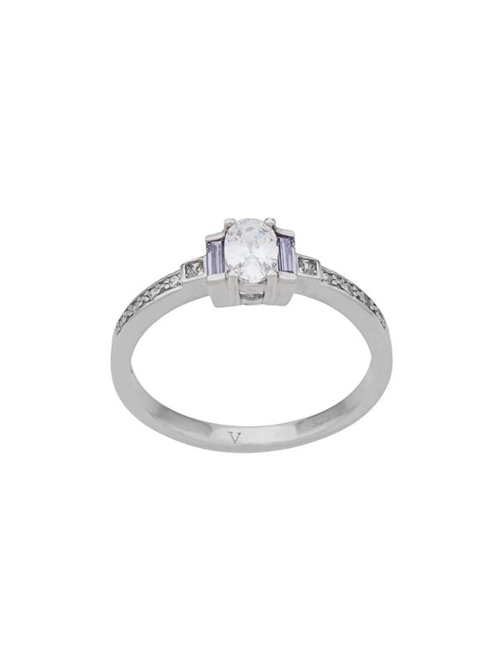 V Jewellery Joan Ring - Silver