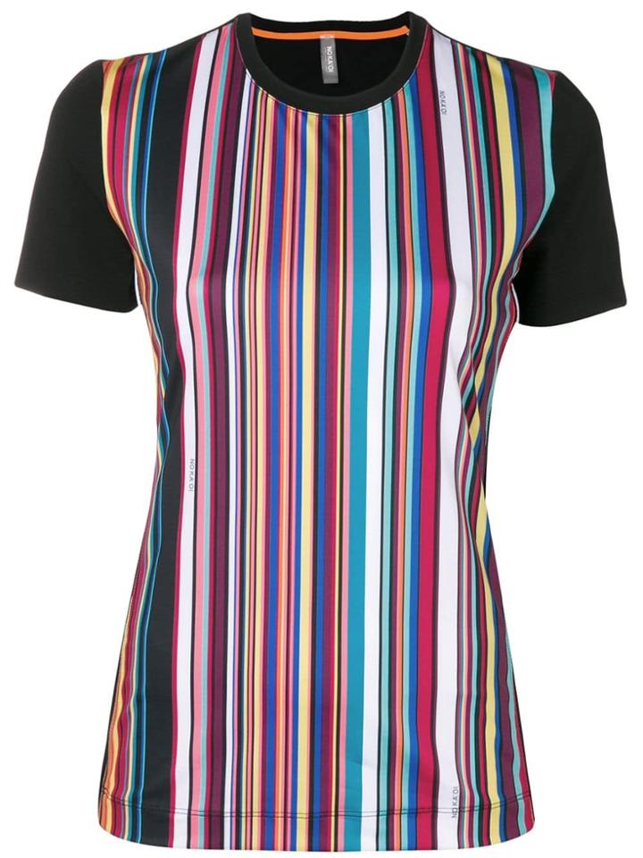 No Ka' Oi Striped Short-sleeve T-shirt - Black