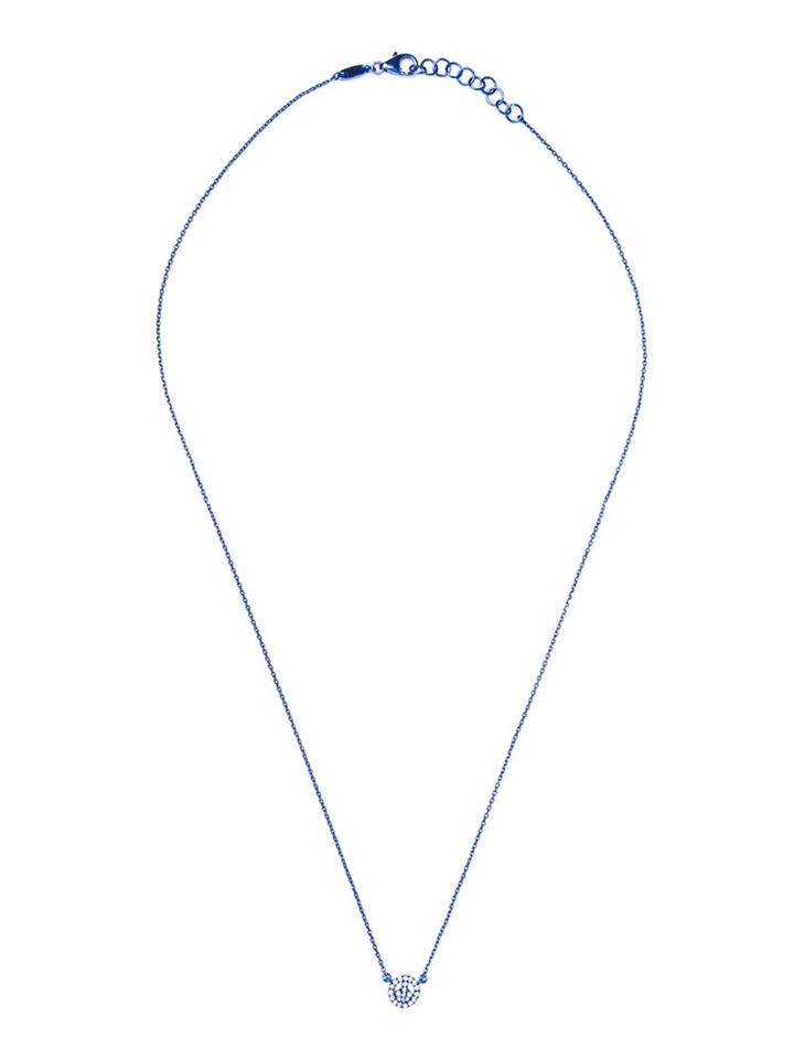 As29 Diamond Peace Necklace, Women's, Blue