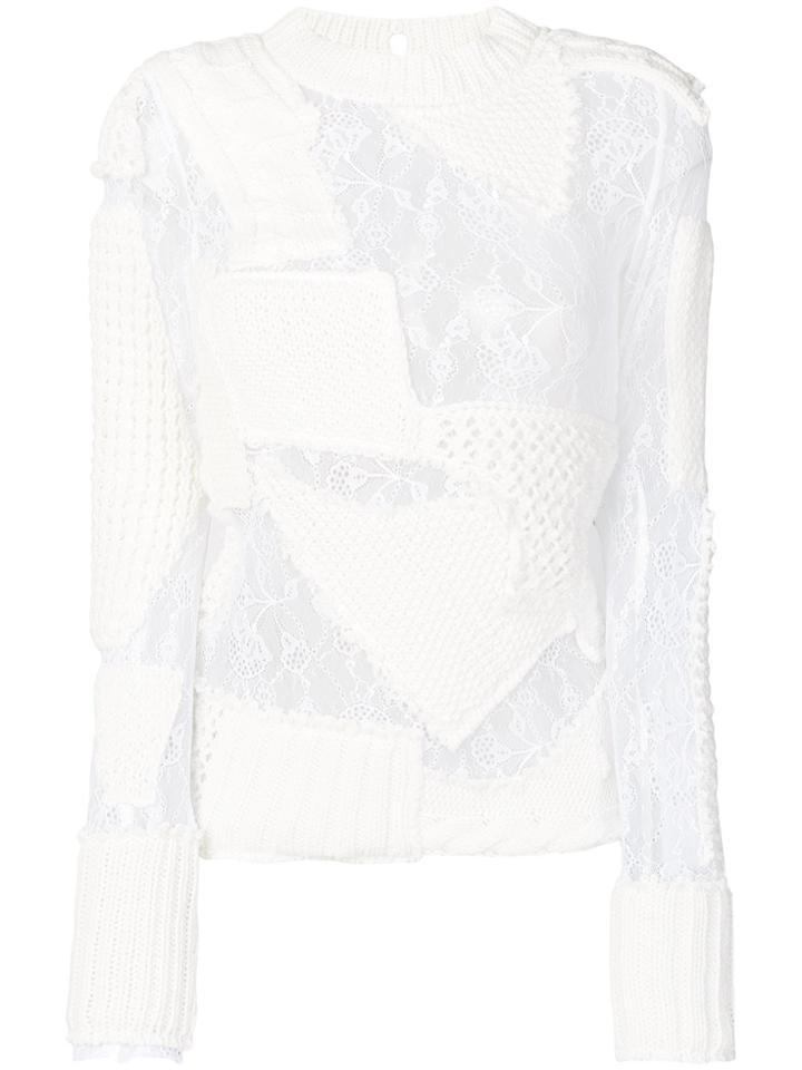 Preen By Thornton Bregazzi Zora Sweater - White