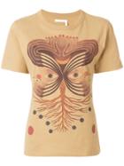 Chloé Pictoral Print T-shirt - Brown