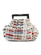 Chanel Velvet Logo Printed Tote