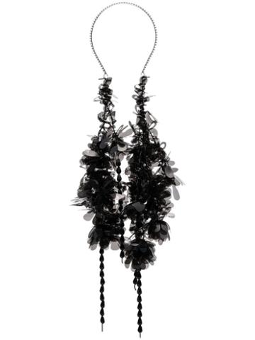 Yvmin Embellished Headband - Black